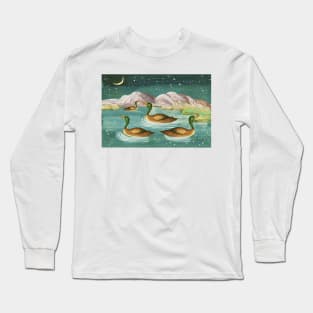 Ducks in the lake Long Sleeve T-Shirt